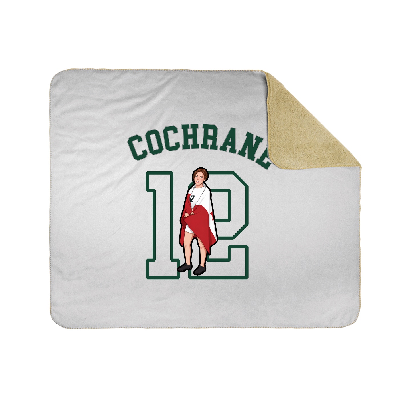 Throw Blanket — Shirsey Arch in White