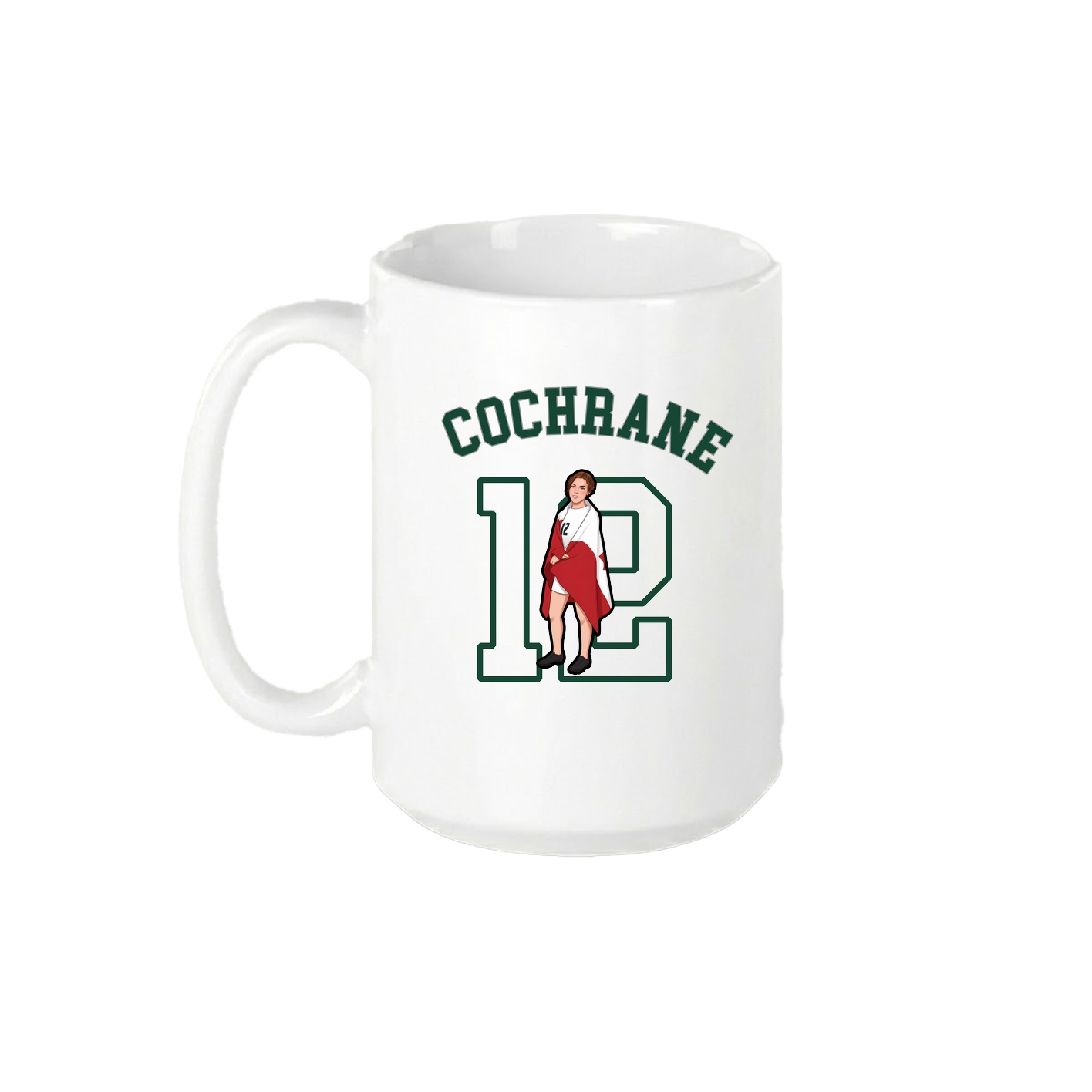 15oz Coffee Mug — Shirsey Arch in White