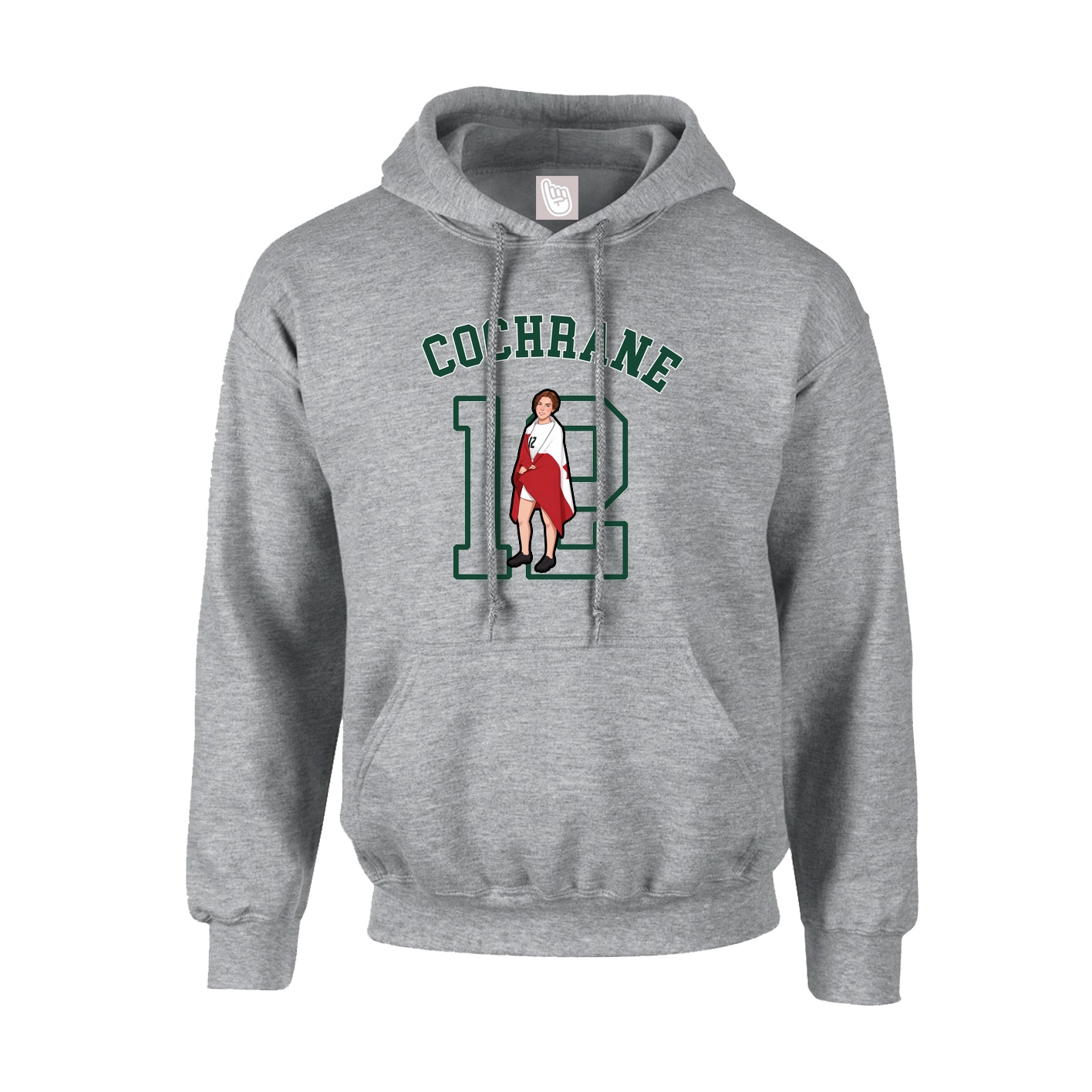 Youth Hoodie — Shirsey Arch in Grey