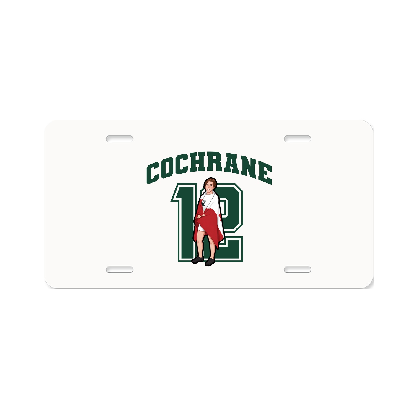 License Plate — Number in Classic