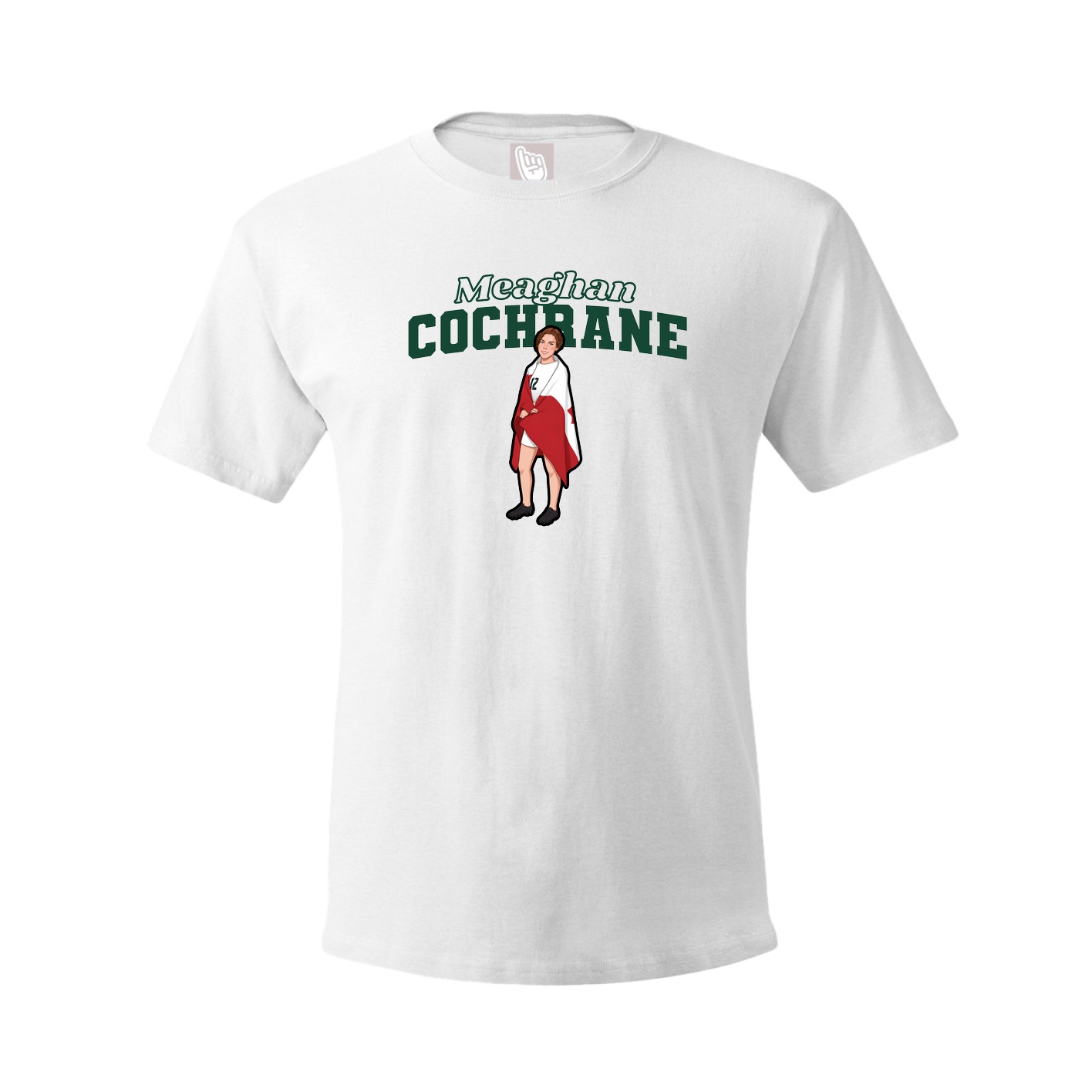 Tee — Name Arch in White