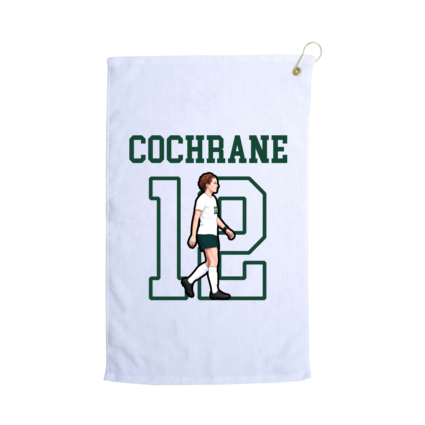 Golf Towel — Shirsey in White