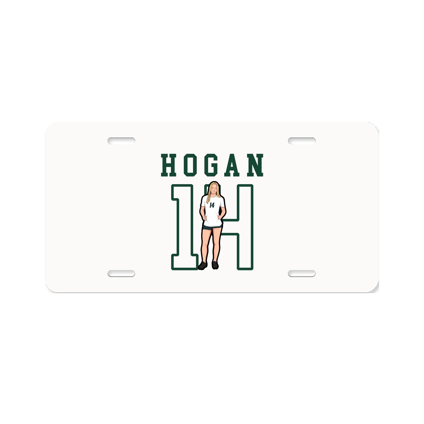 License Plate — Shirsey in Classic