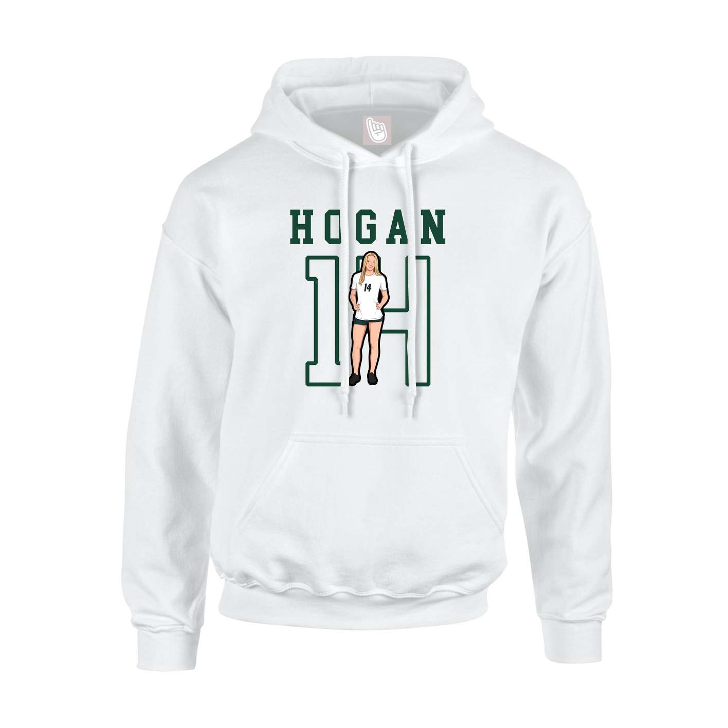 Youth Hoodie — Shirsey in White