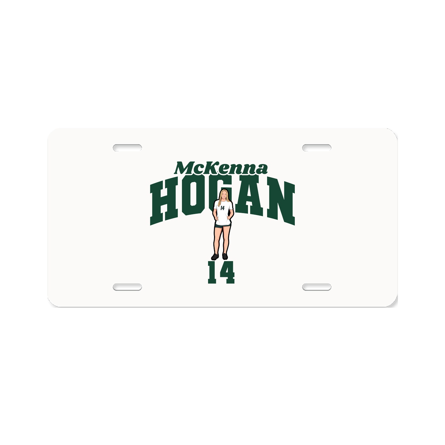 License Plate — Signature Arch in Classic