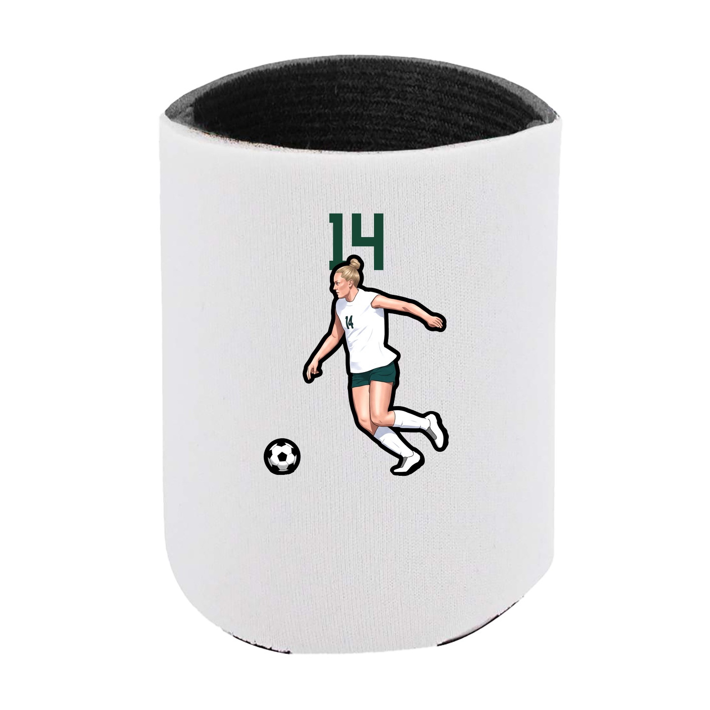Can Holder — Number Top in White