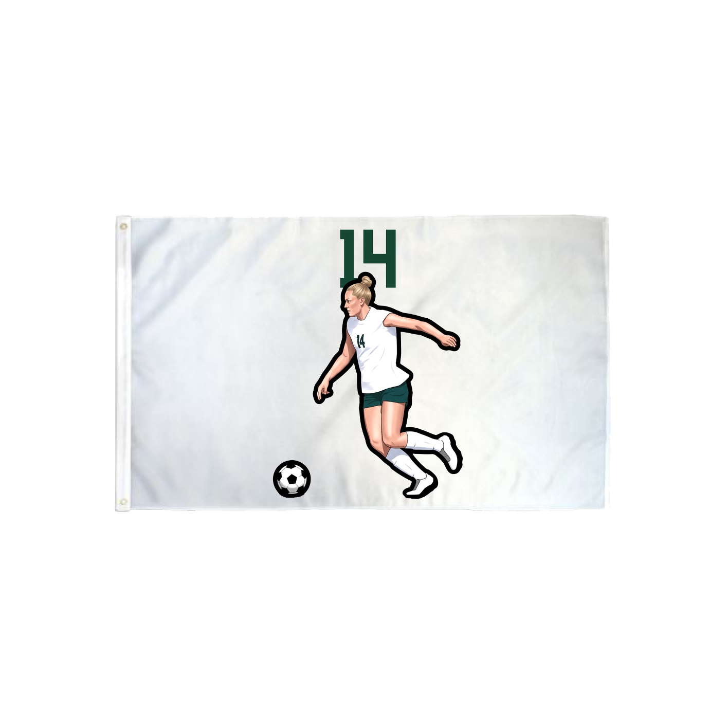 3x5 Flag — Number Top in Classic