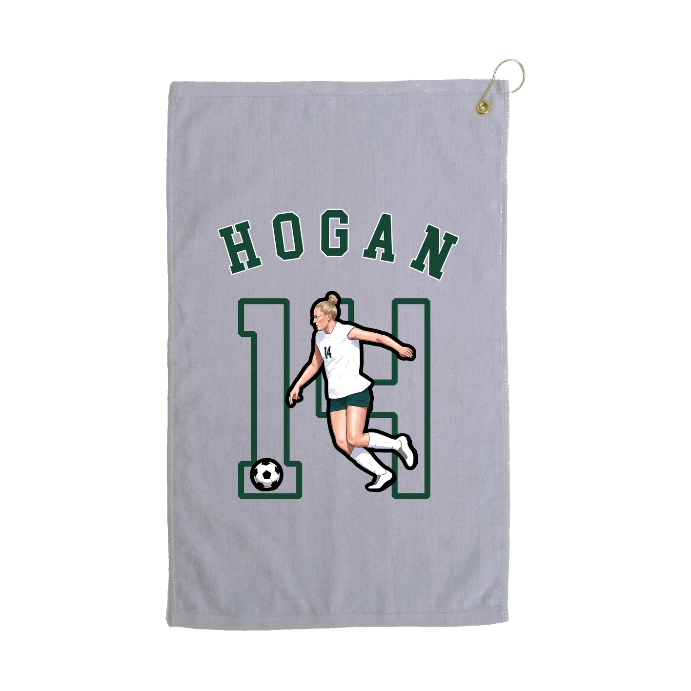 Golf Towel — Shirsey Arch in Grey