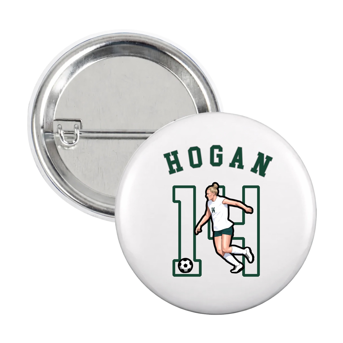 Game Day Button — Shirsey Arch in White