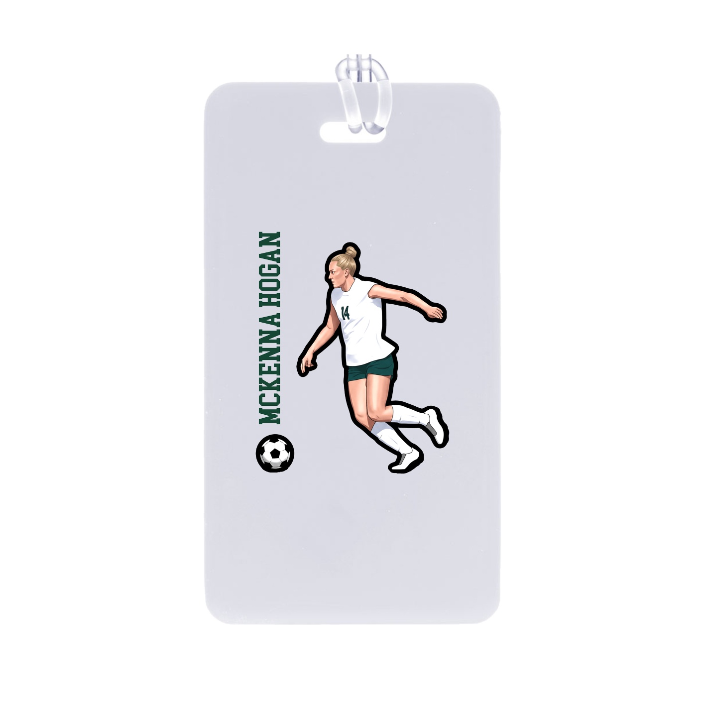 Bag Tag — Name Vertical in Classic