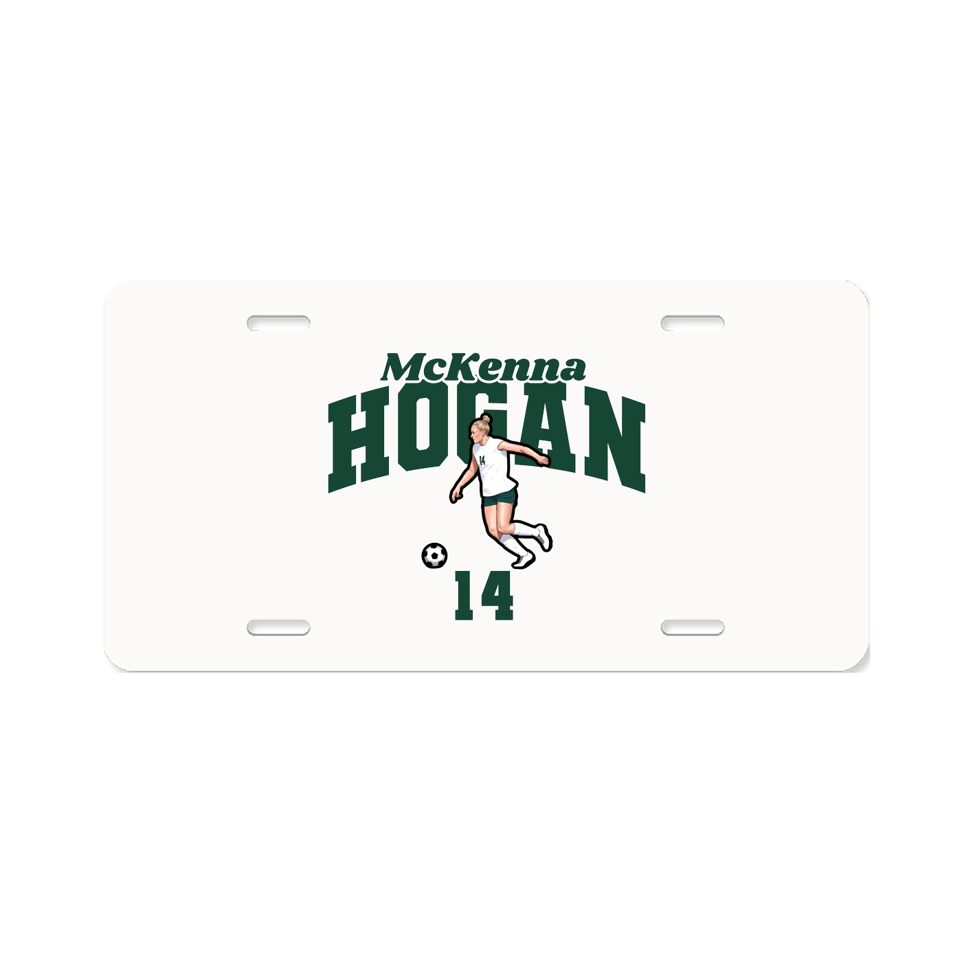 License Plate — Signature Arch in Classic