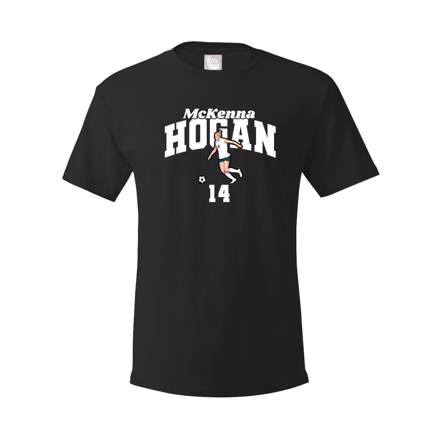 Youth Tee — Signature Arch in Black