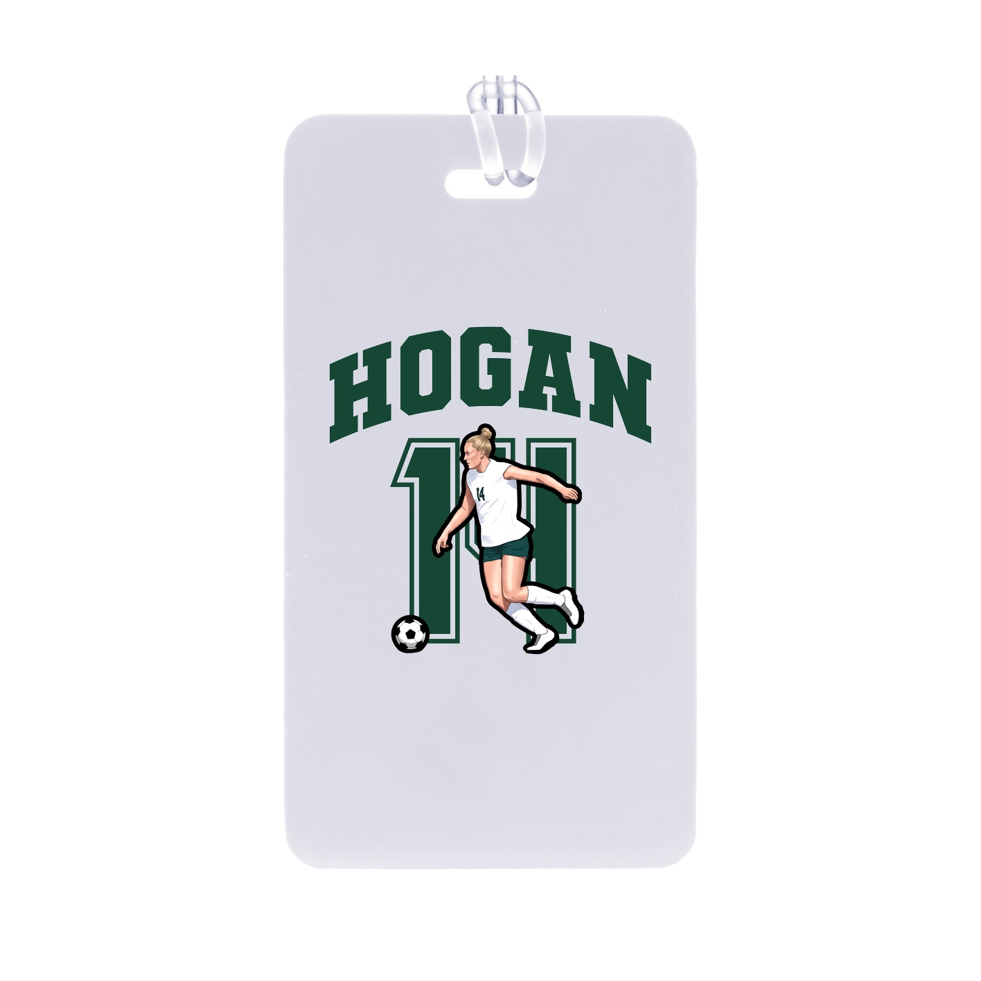 Bag Tag — Number in Classic