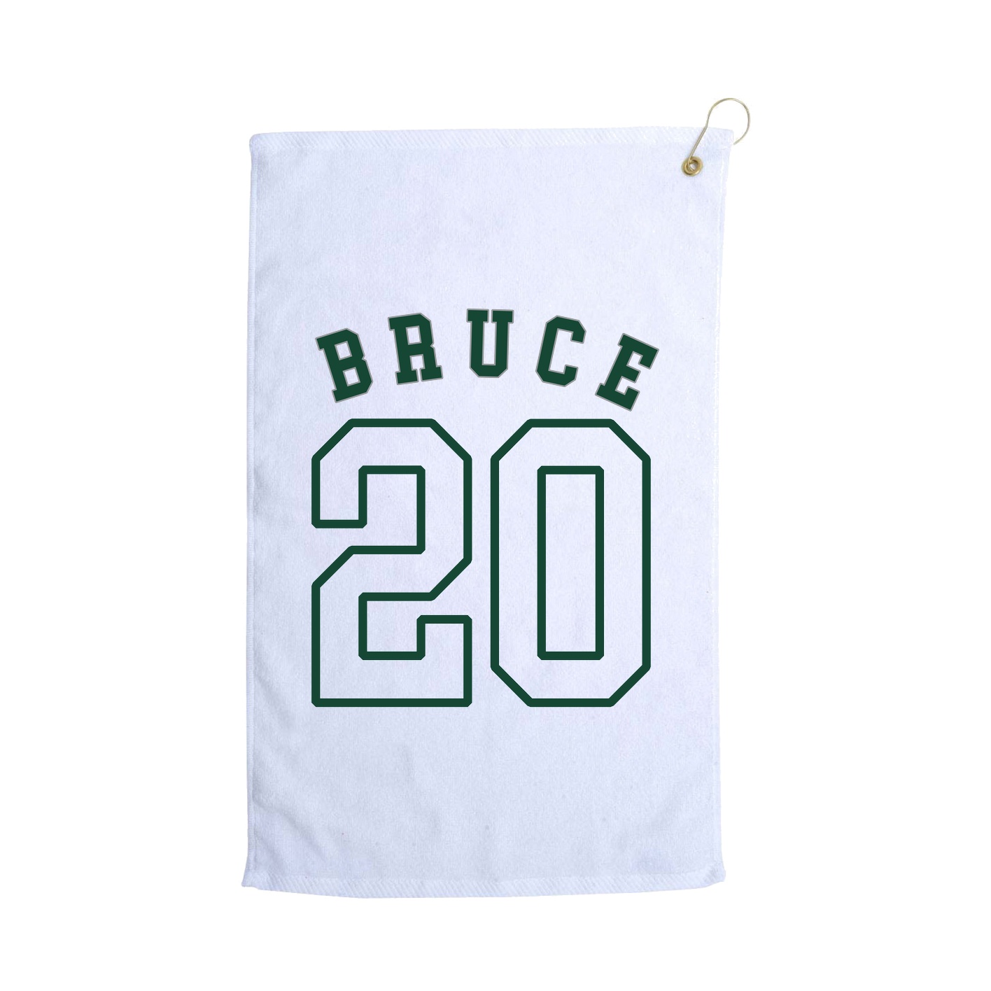 Golf Towel — Shirsey Arch in White