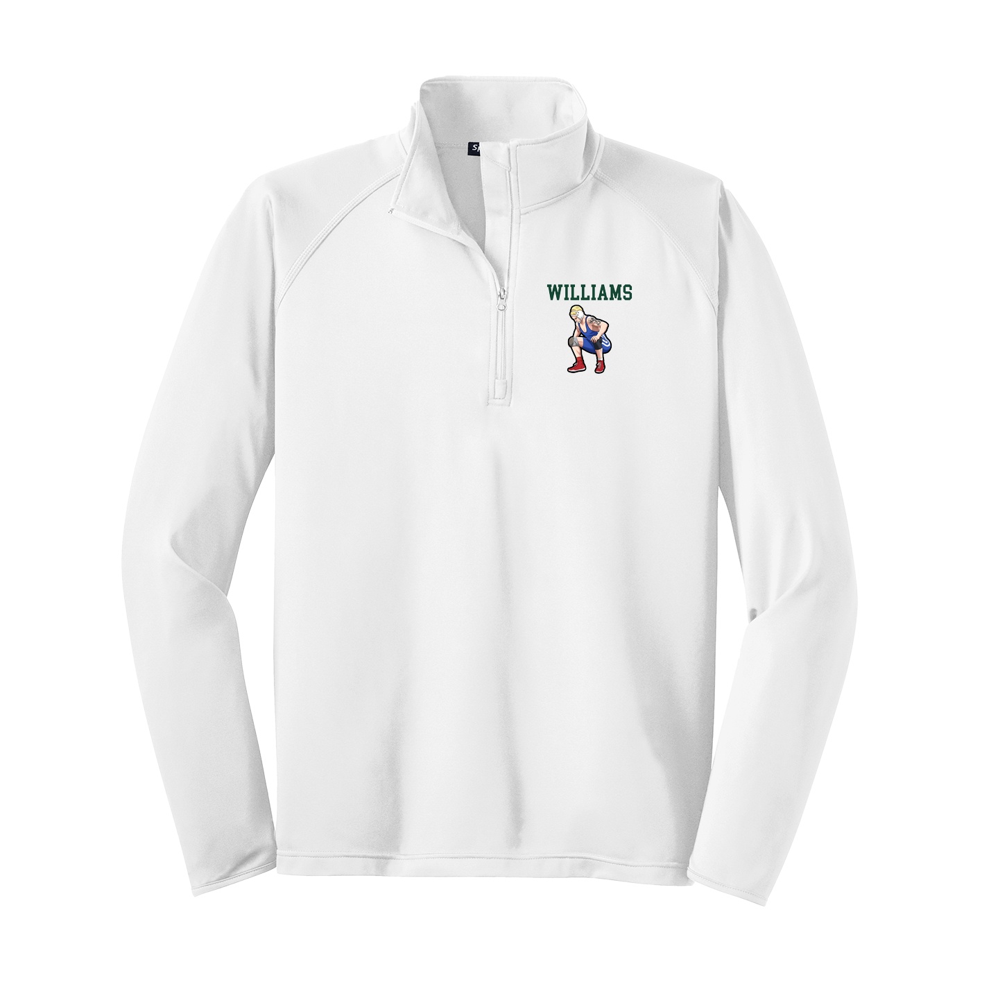 Q-Zip Pullover — Shirsey in White