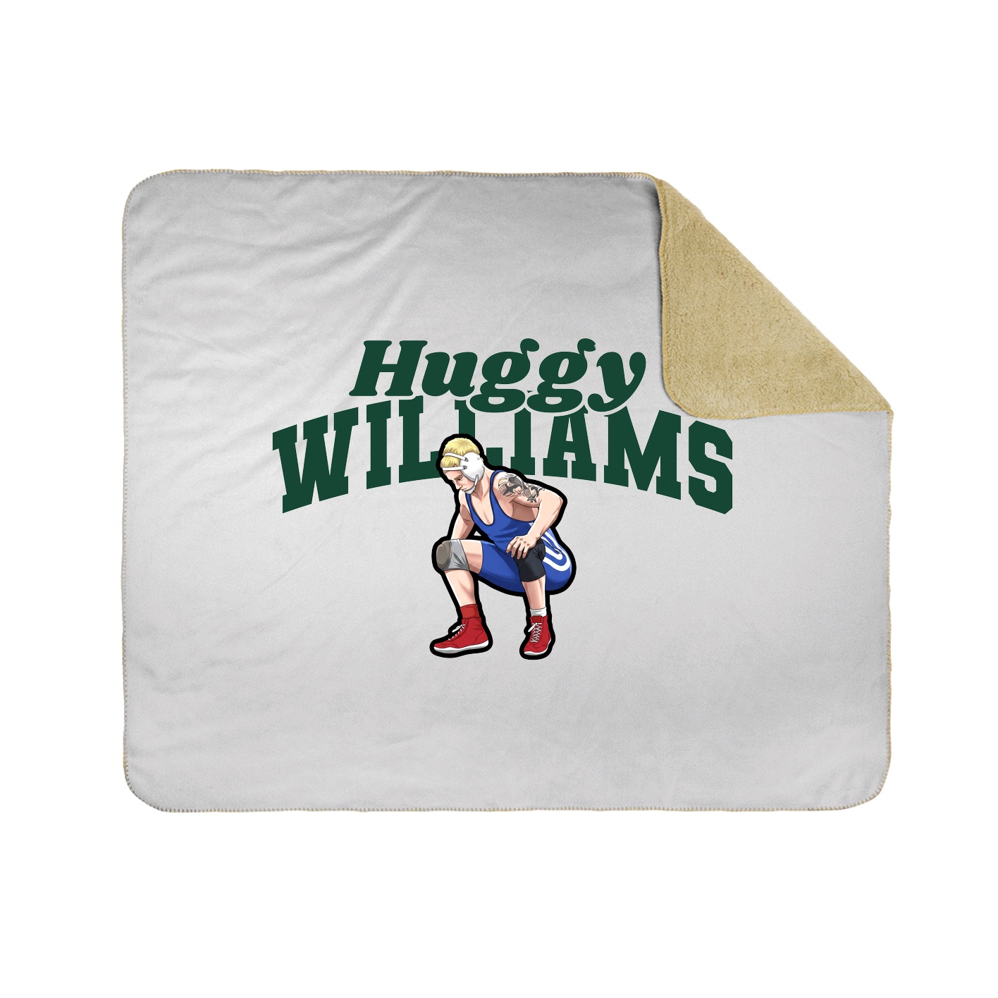 Throw Blanket — Signature Arch in White