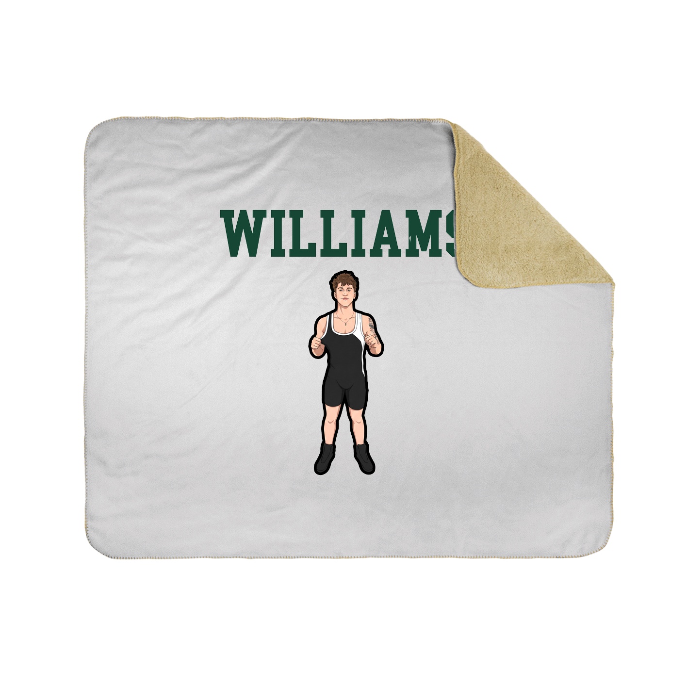 Throw Blanket — Shirsey in White