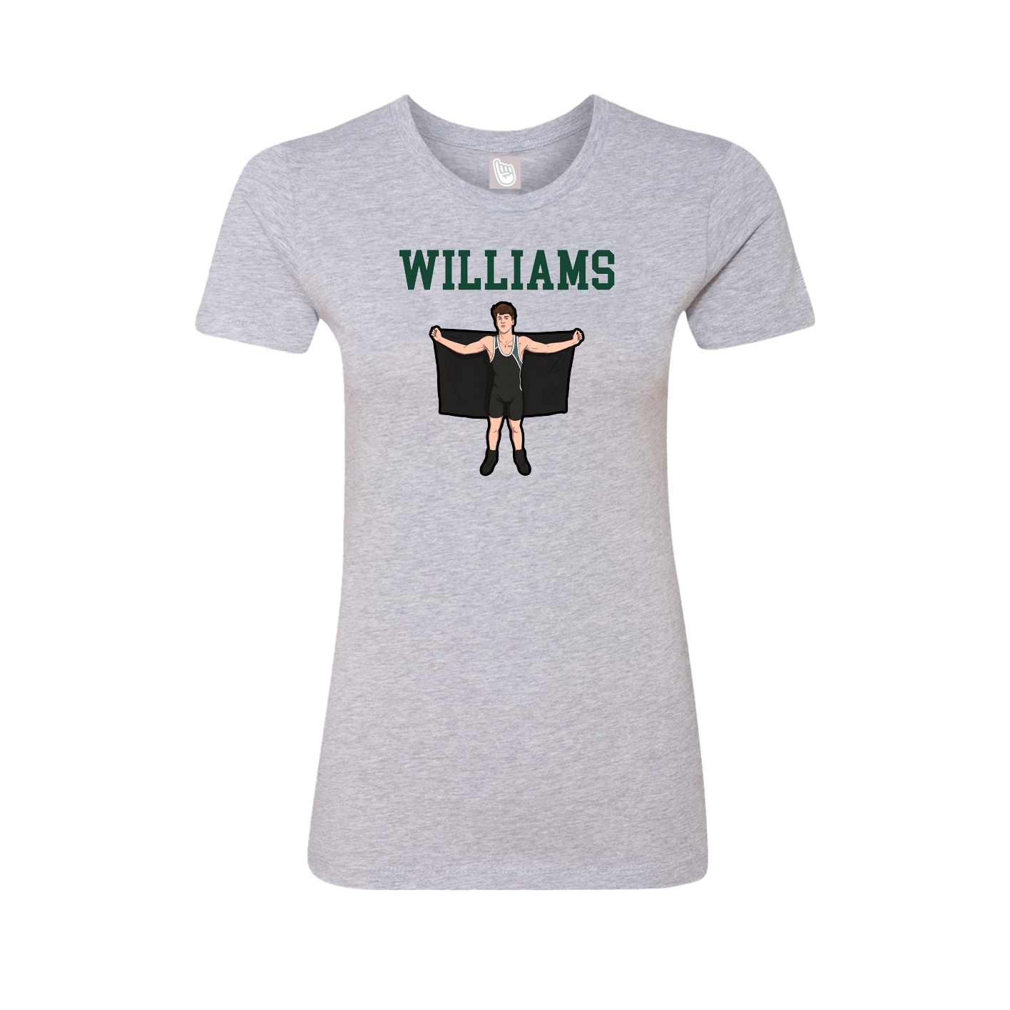 Fitted Women's Tee — Shirsey in Grey