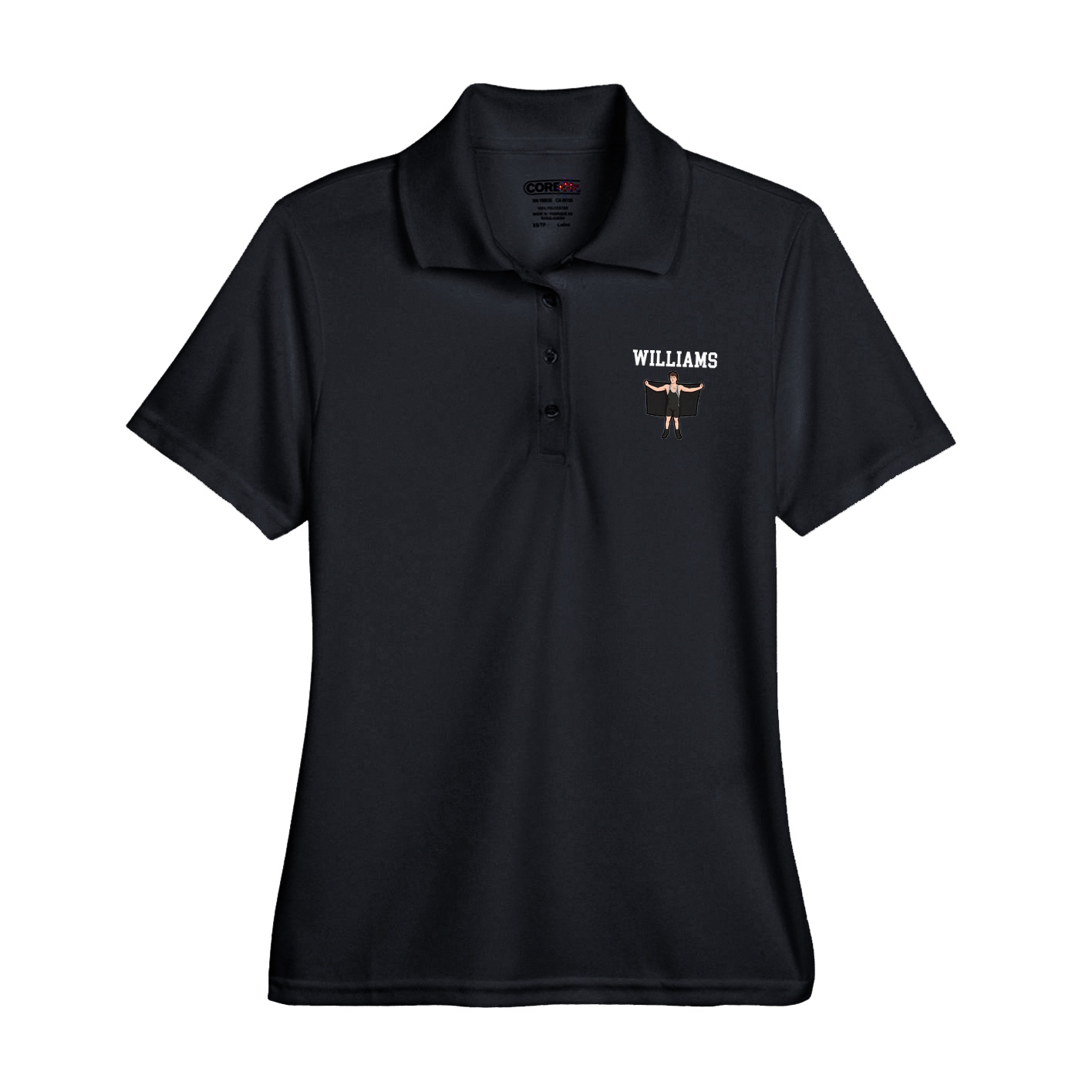 Womens Performance Polo — Shirsey in Black