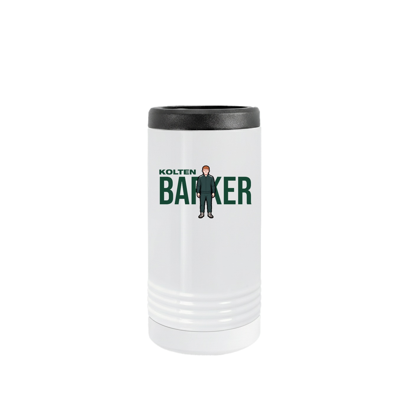 Slim Beverage Holder — Player Name in White