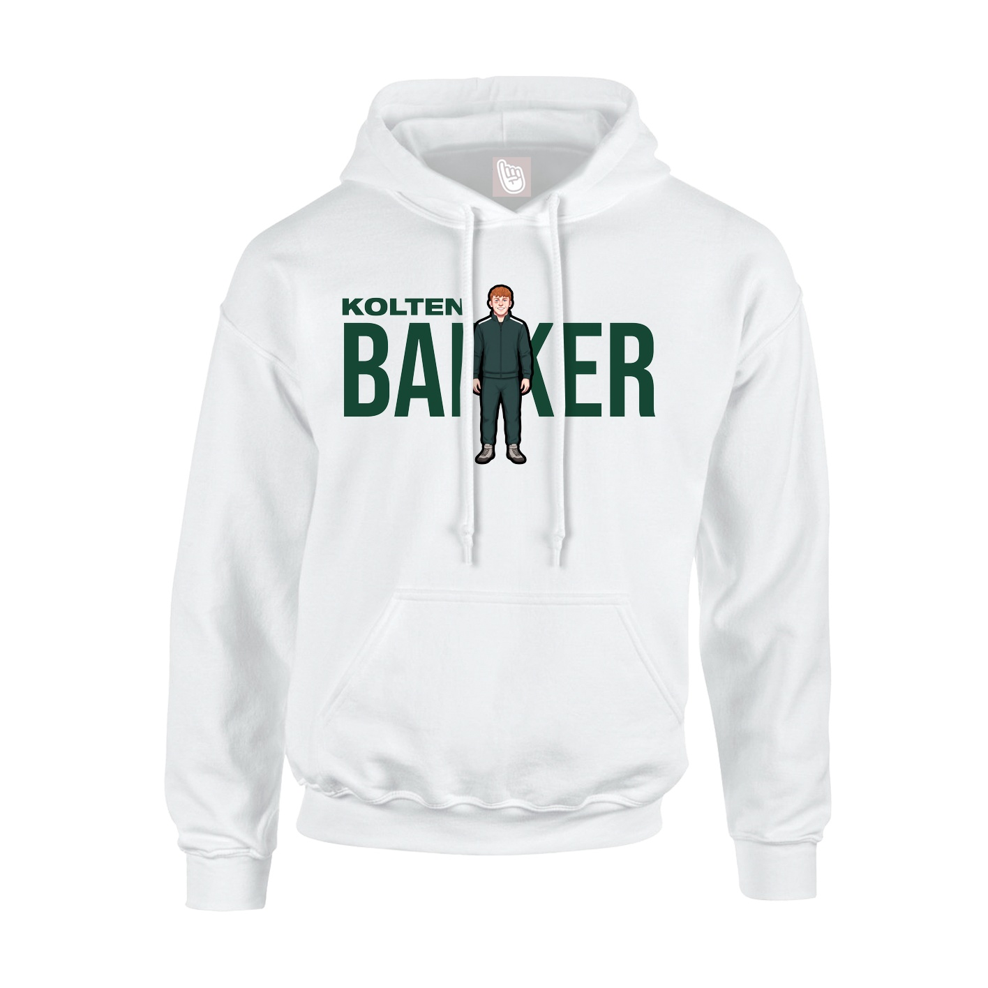 Hoodie — Player Name in White