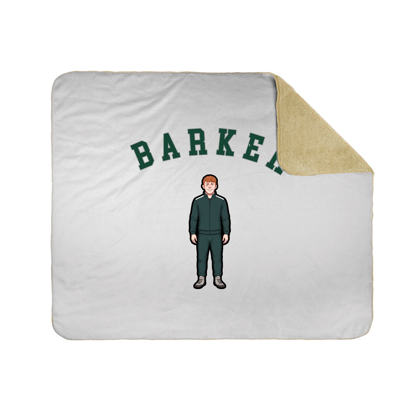 Throw Blanket — Shirsey Arch in White