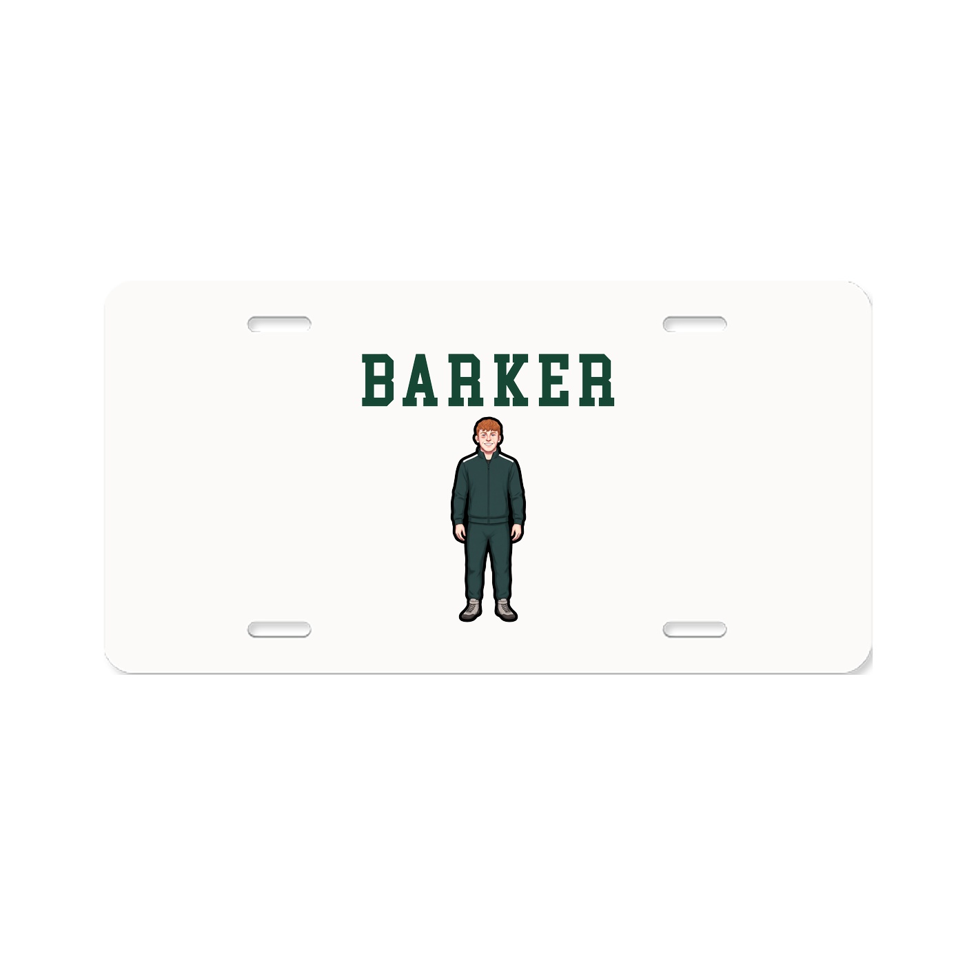 License Plate — Shirsey in Classic