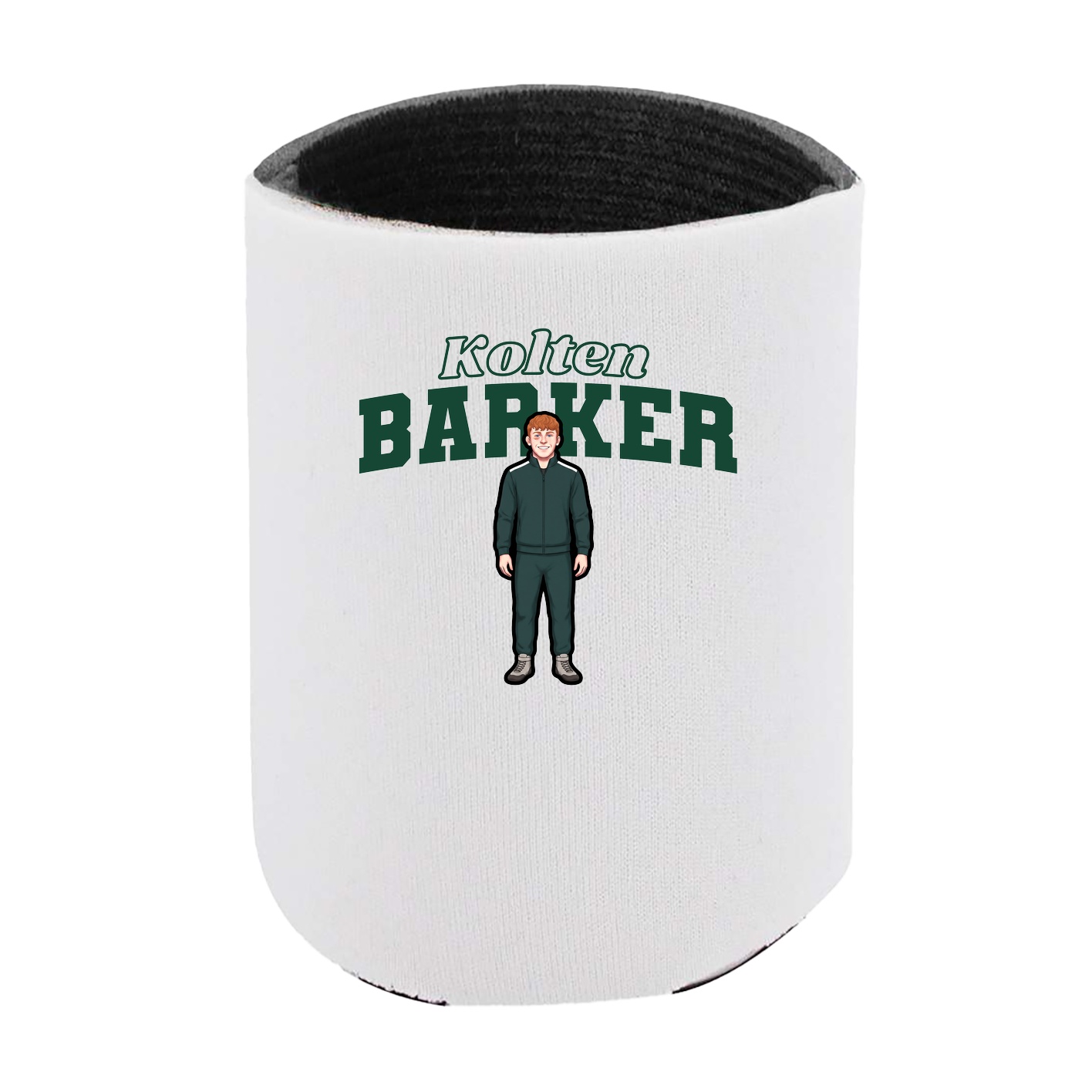 Can Holder — Name Arch in White