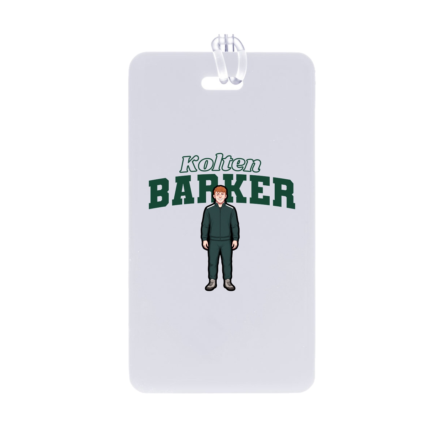Bag Tag — Name Arch in Classic