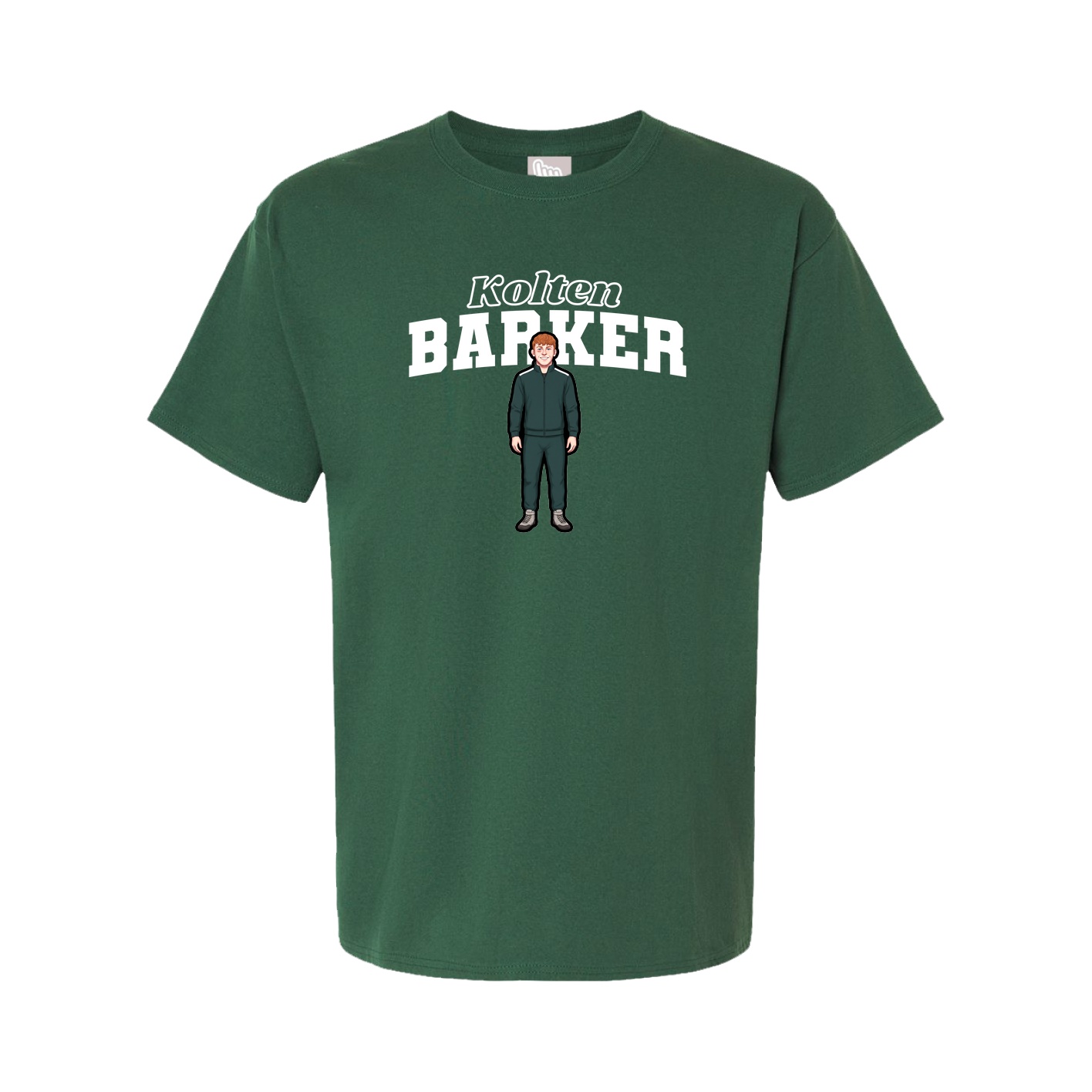 Tee — Name Arch in Green