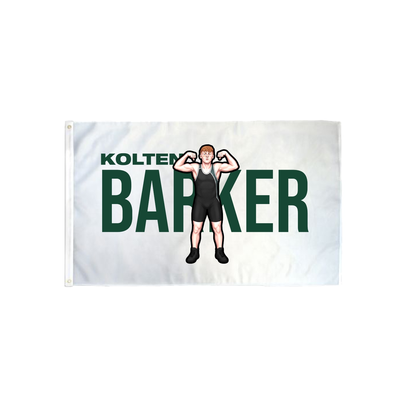 3x5 Flag — Player Name in Classic
