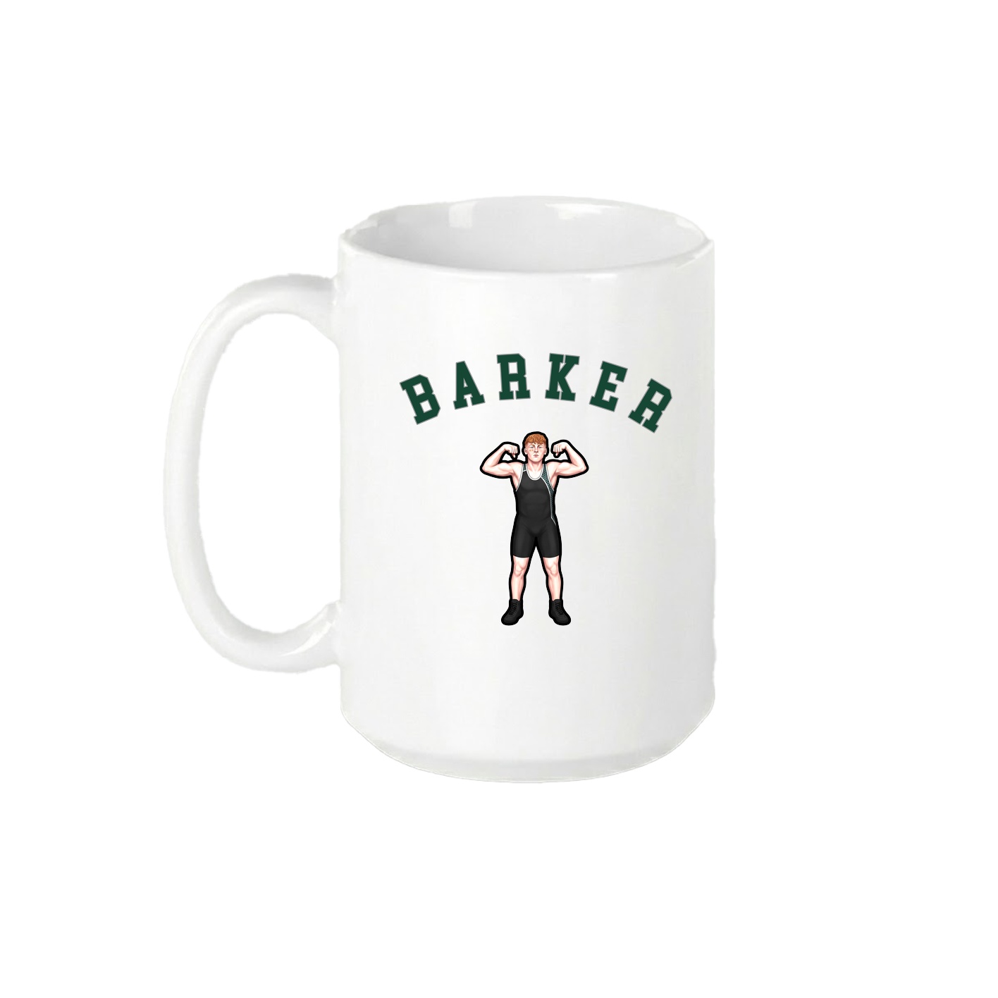 15oz Coffee Mug — Shirsey Arch in White