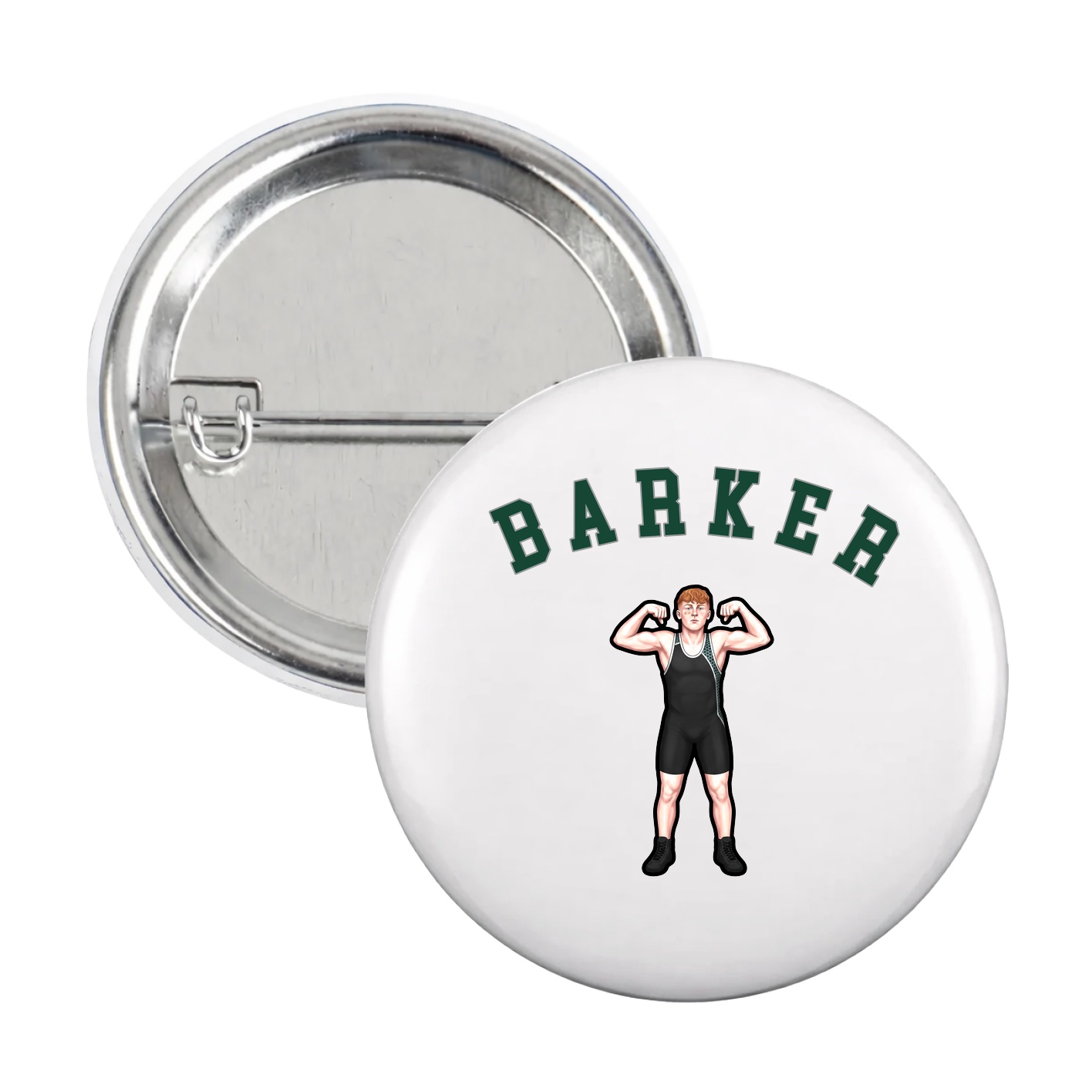 Game Day Button — Shirsey Arch in White