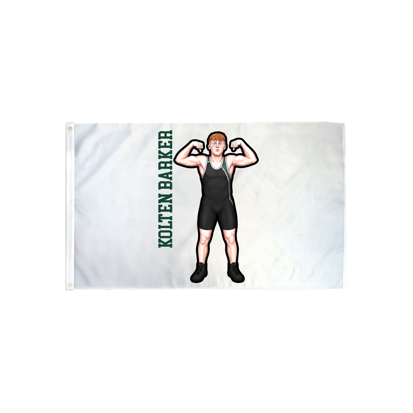 3x5 Flag — Name Vertical in Classic