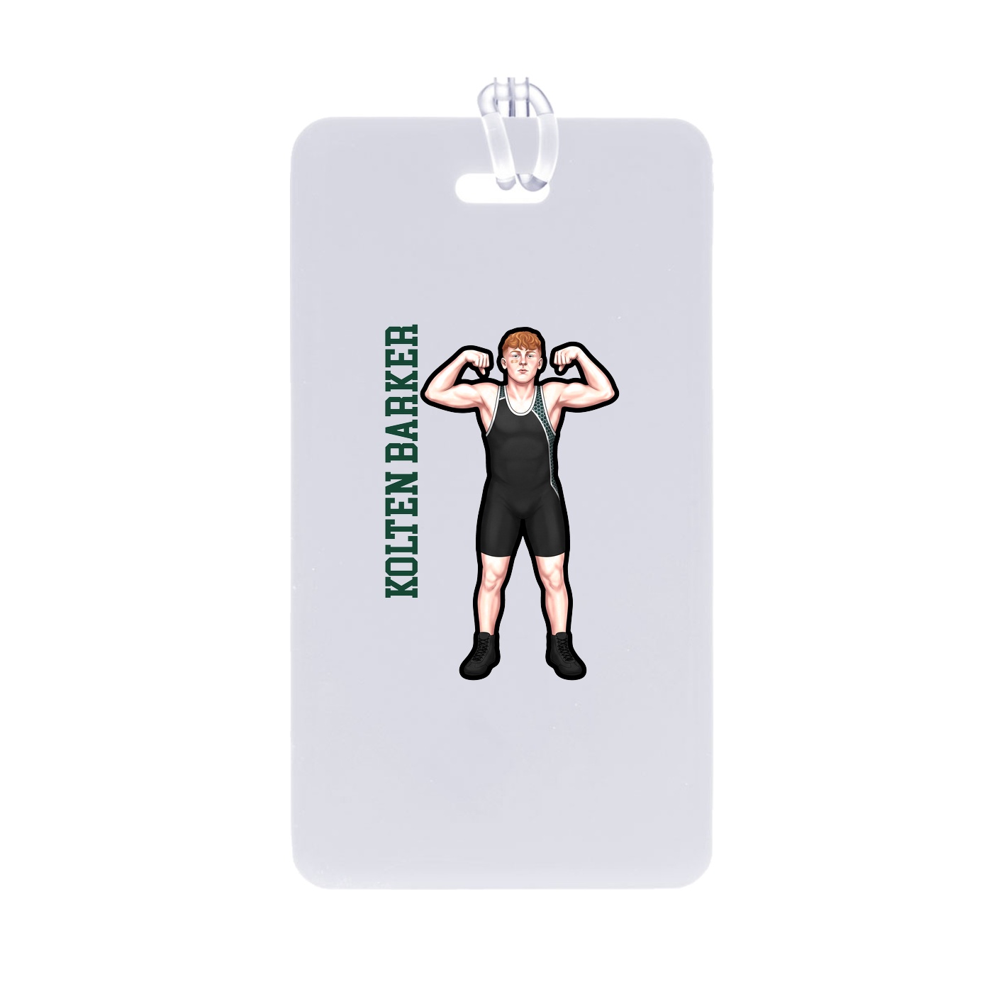 Bag Tag — Name Vertical in Classic
