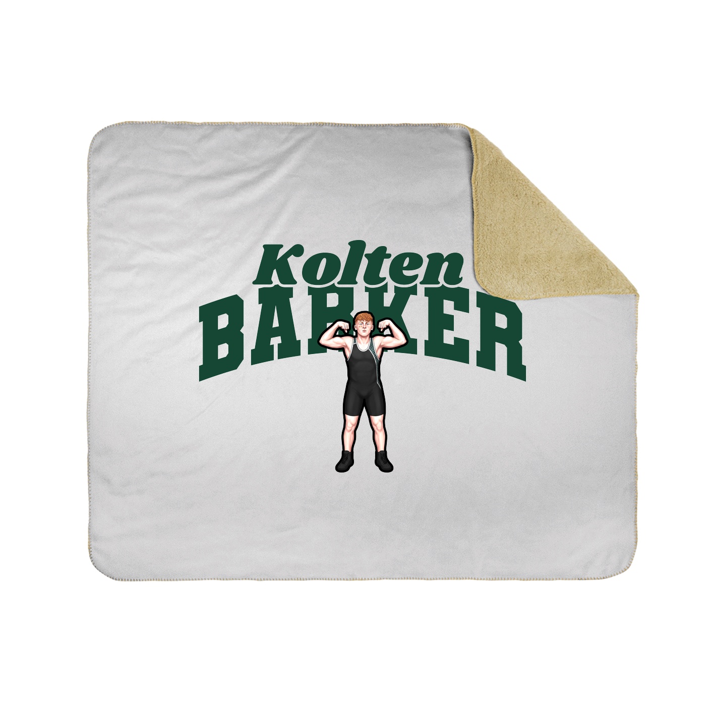 Throw Blanket — Signature Arch in White