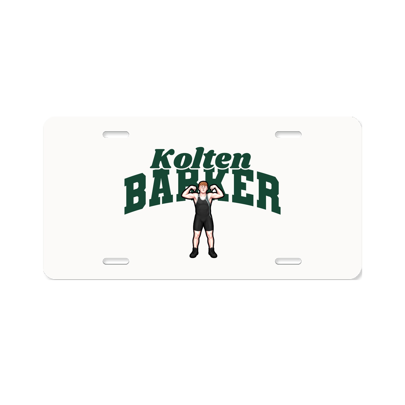 License Plate — Signature Arch in Classic