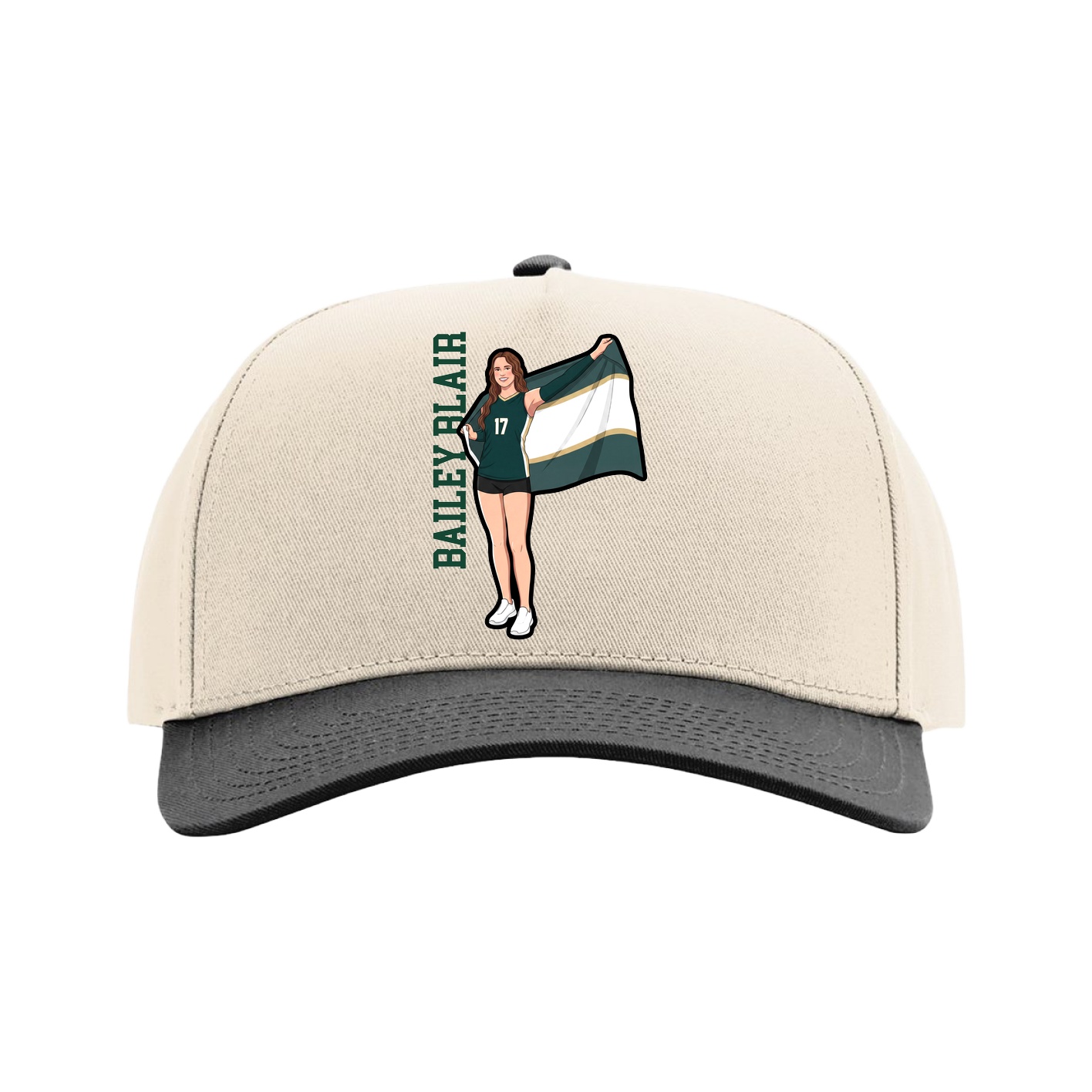 Full Fabric Five-Panel Champ Cap