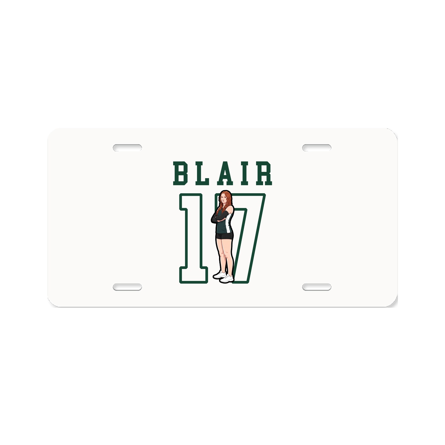 License Plate — Shirsey in Classic