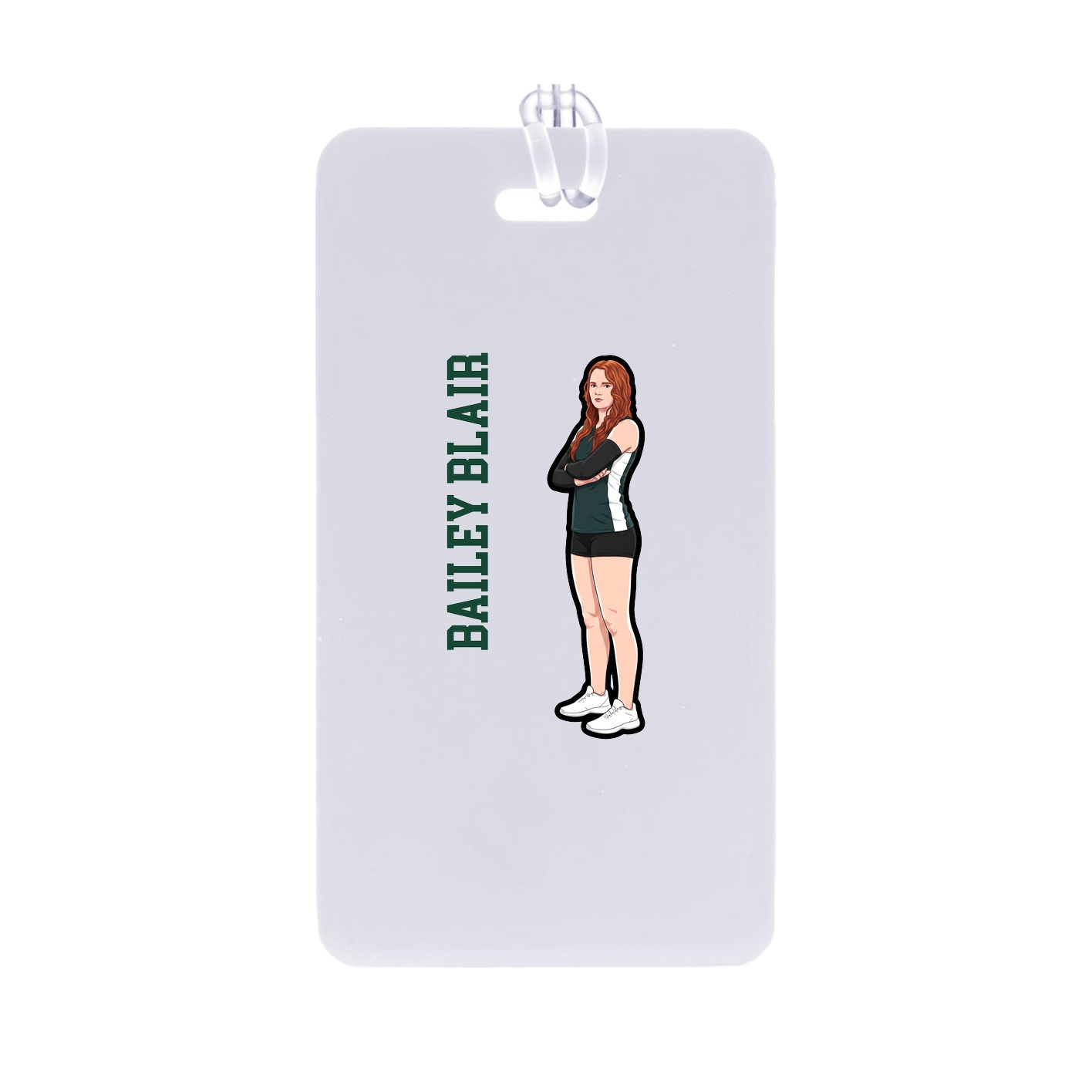 Bag Tag — Name Vertical in Classic