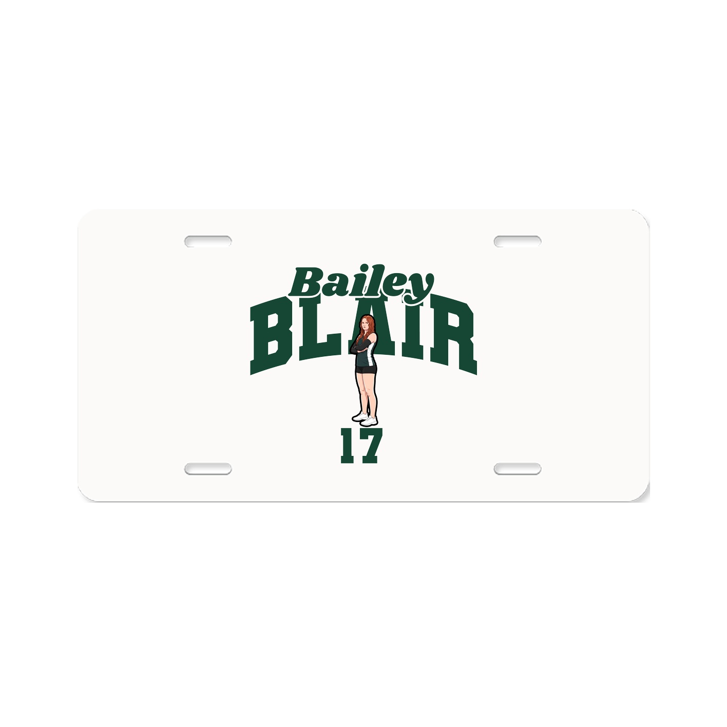 License Plate — Signature Arch in Classic