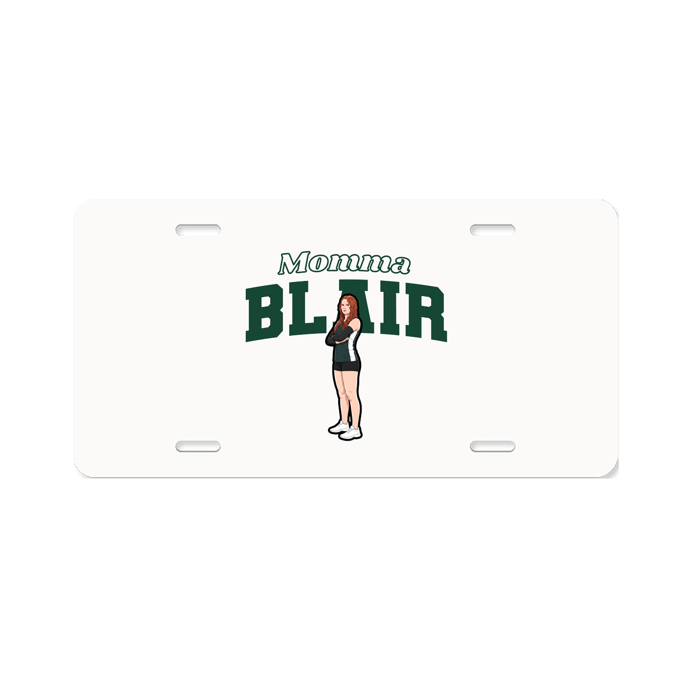 License Plate — Mothers Day Block in Classic