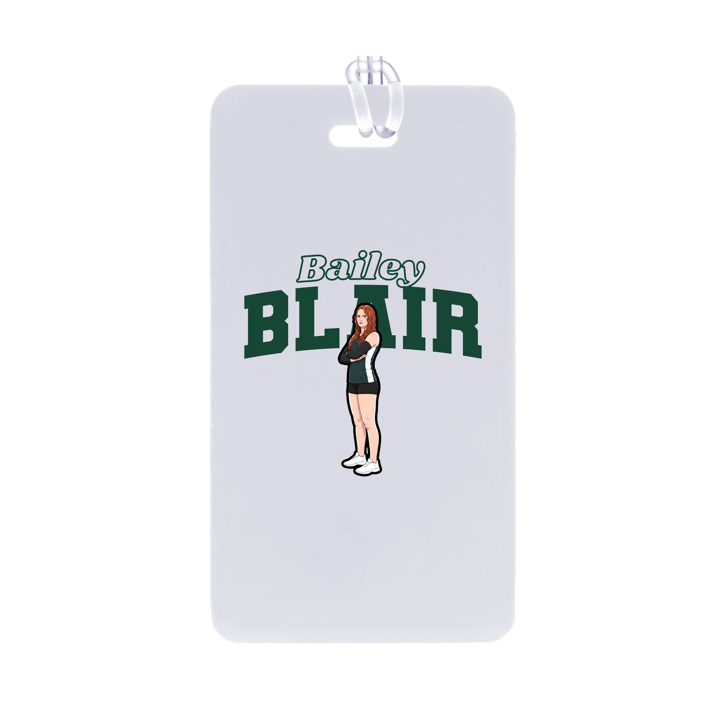 Bag Tag — Name Arch in Classic