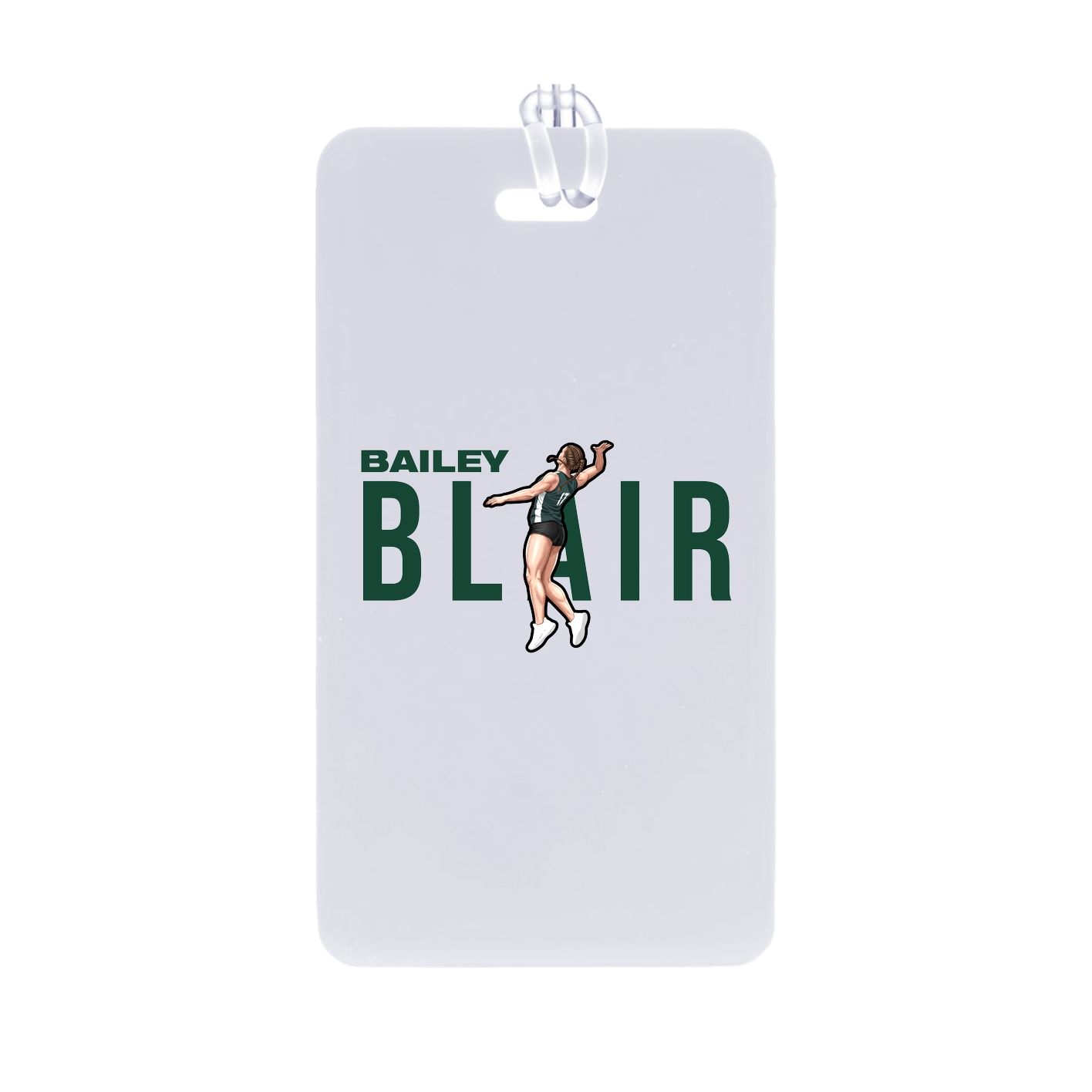 Bag Tag — Player Name in Classic