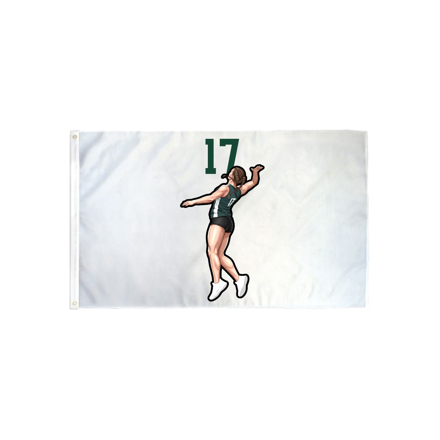 3x5 Flag — Number Top in Classic