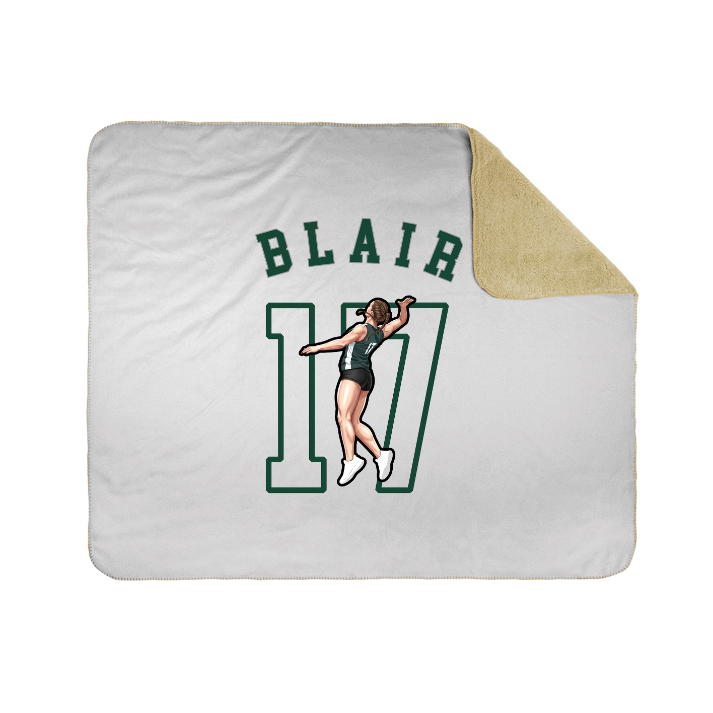 Throw Blanket — Shirsey Arch in White