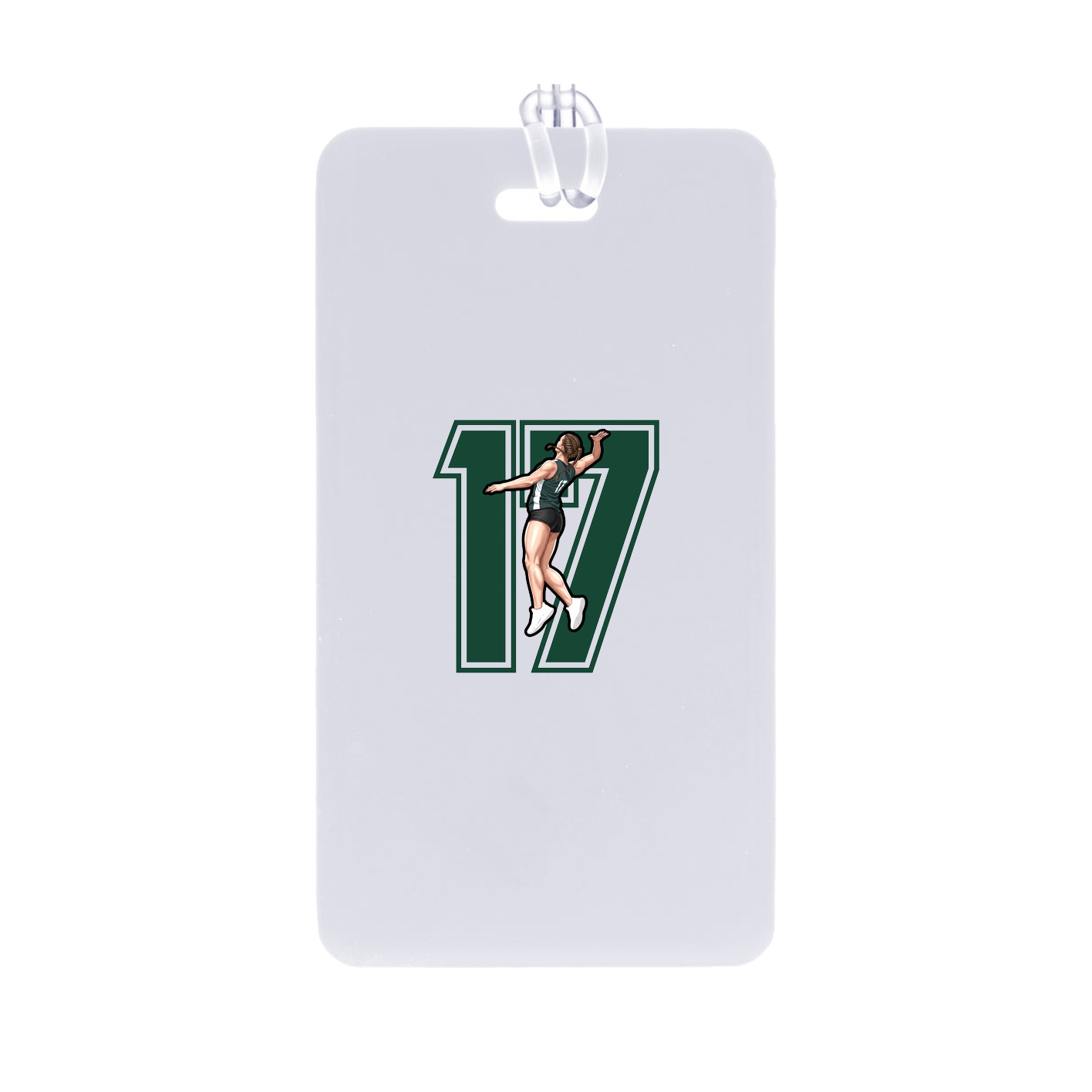 Bag Tag — Number in Classic