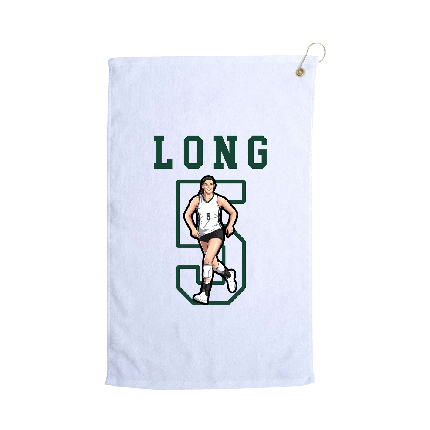 Golf Towel — Shirsey in White