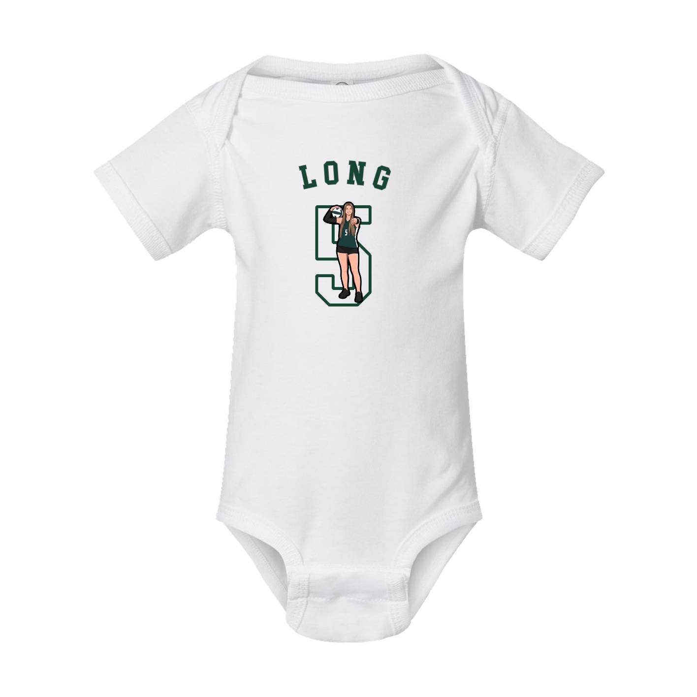 Baby Onesie — Shirsey Arch in White