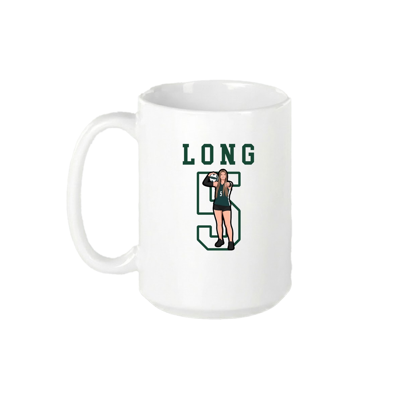 15oz Coffee Mug — Shirsey in White